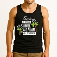 Teaching Is Important But Summer Vacation Is Importanter Tank Top