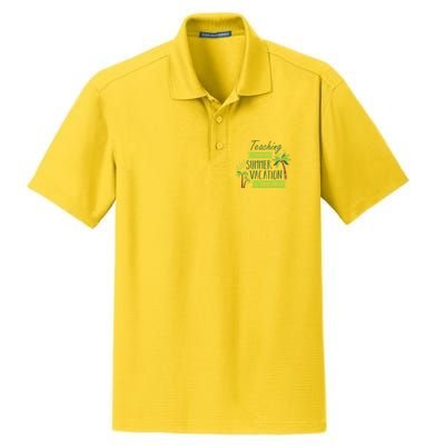 Teaching Is Important But Summer Vacation Is Importanter Dry Zone Grid Polo