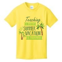 Teaching Is Important But Summer Vacation Is Importanter Kids T-Shirt