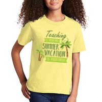 Teaching Is Important But Summer Vacation Is Importanter Kids T-Shirt