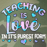 Teaching Is Love In It's Purest Form Legacy Tie Dye Trucker Hat