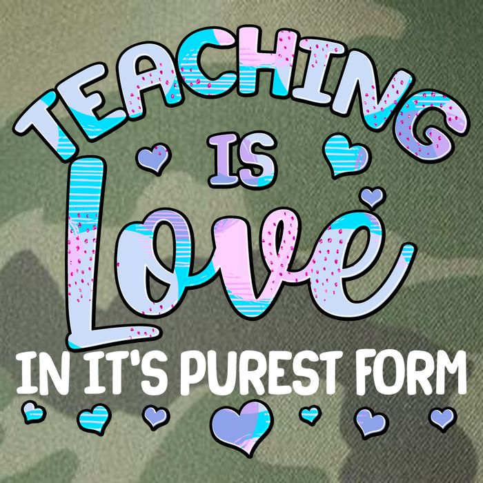 Teaching Is Love In It's Purest Form Legacy Tie Dye Trucker Hat