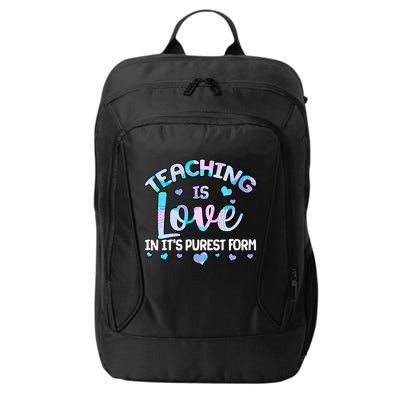 Teaching Is Love In It's Purest Form City Backpack