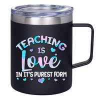 Teaching Is Love In It's Purest Form 12oz Stainless Steel Coffee Mug
