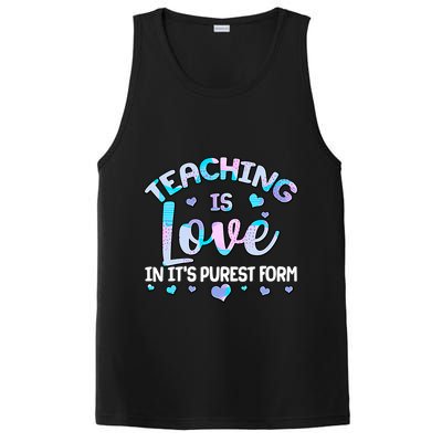 Teaching Is Love In It's Purest Form PosiCharge Competitor Tank