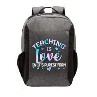 Teaching Is Love In It's Purest Form Vector Backpack