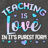 Teaching Is Love In It's Purest Form Vector Backpack