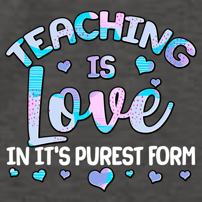 Teaching Is Love In It's Purest Form Vector Backpack