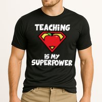 Teaching Is My Superpower Apple Crest Performance Shirt