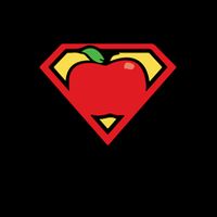 Teaching Is My Superpower Apple Crest 16oz Travel Tumbler