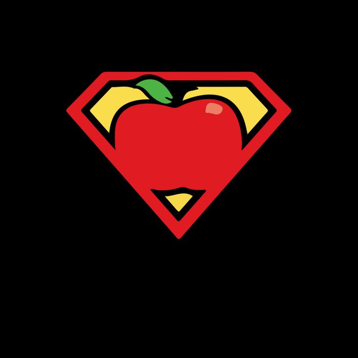 Teaching Is My Superpower Apple Crest 16oz Travel Tumbler