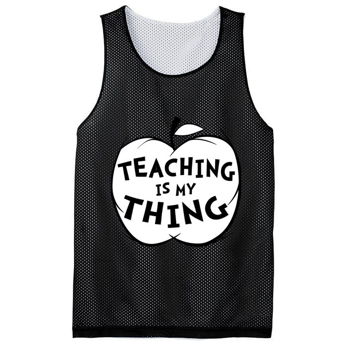 Teaching Is My Thing Mesh Reversible Basketball Jersey Tank