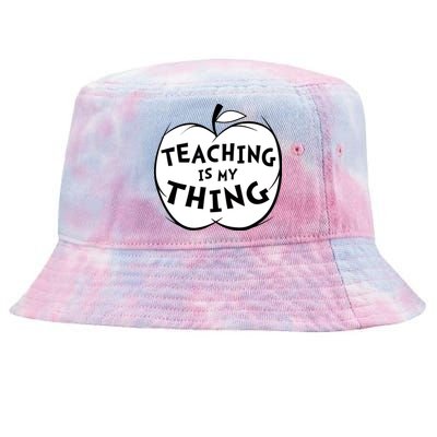 Teaching Is My Thing Tie-Dyed Bucket Hat