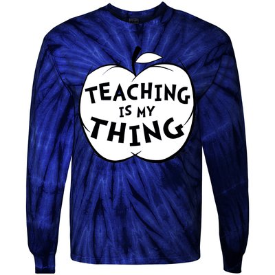 Teaching Is My Thing Tie-Dye Long Sleeve Shirt