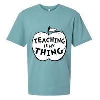 Teaching Is My Thing Sueded Cloud Jersey T-Shirt