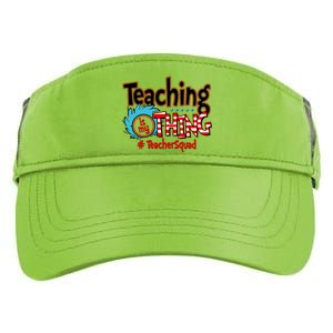 Teaching Is My Thing Teacher Squad Funny Adult Drive Performance Visor