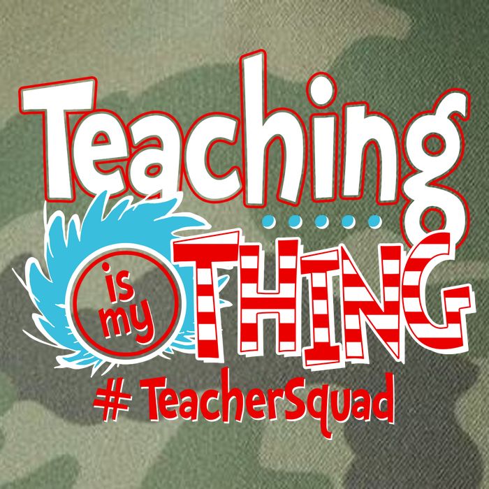 Teaching Is My Thing Teacher Squad Funny Legacy Tie Dye Trucker Hat