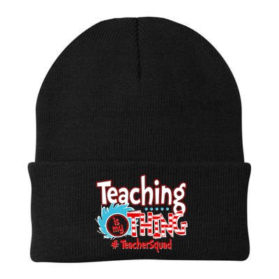 Teaching Is My Thing Teacher Squad Funny Beanie