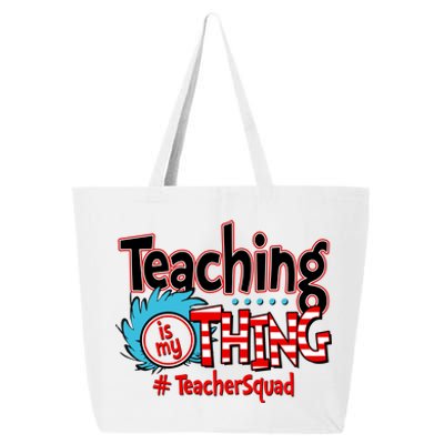 Teaching Is My Thing Teacher Squad Funny 25L Jumbo Tote