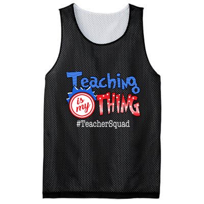 Teaching Is My Thing TeacherSquad Mesh Reversible Basketball Jersey Tank