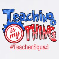 Teaching Is My Thing TeacherSquad Garment-Dyed Sweatshirt