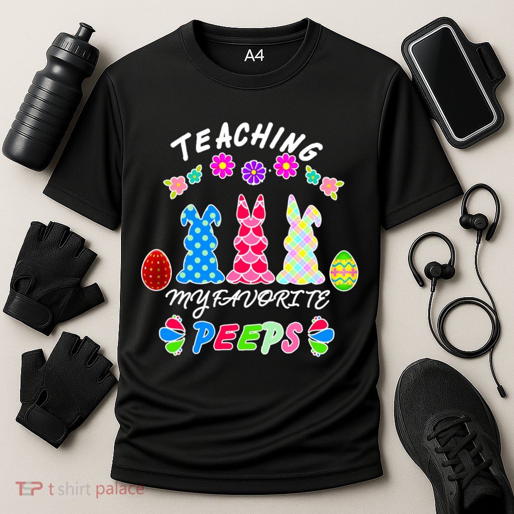 Teaching My Favorite Peeps Cute Easter Bunnies Performance Shirt