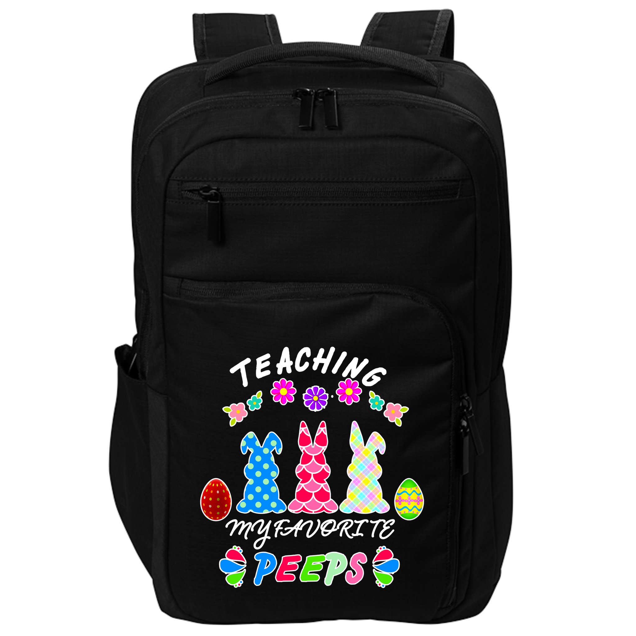 Teaching My Favorite Peeps Cute Easter Bunnies Impact Tech Backpack