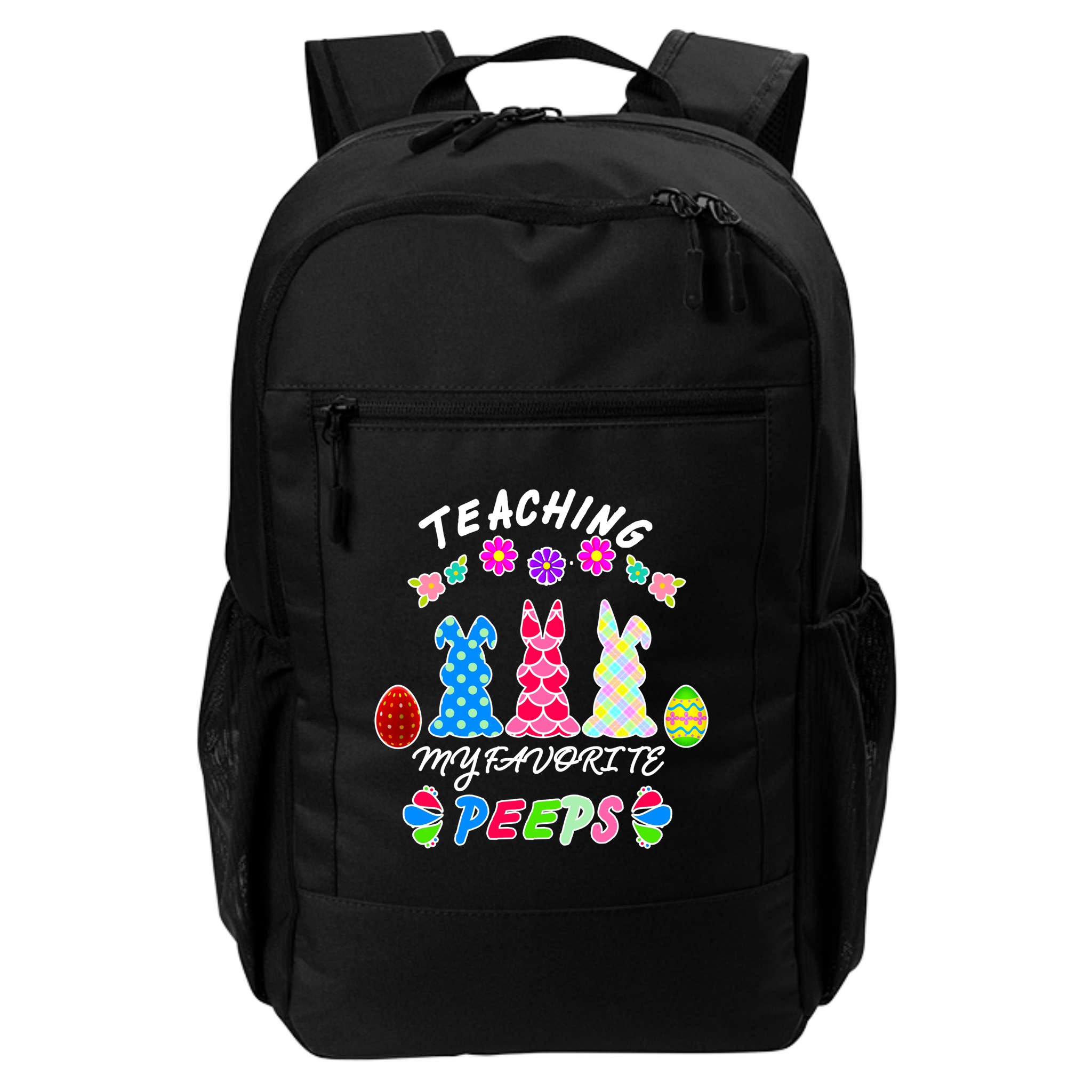 Teaching My Favorite Peeps Cute Easter Bunnies Backpack