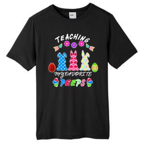 Teaching My Favorite Peeps Cute Easter Bunnies Tall Fusion ChromaSoft Performance T-Shirt