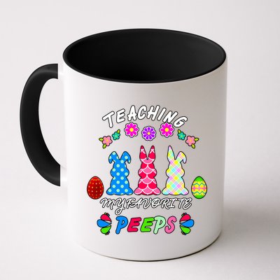 Teaching My Favorite Peeps Cute Easter Bunnies Mug