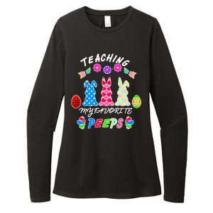 Teaching My Favorite Peeps Cute Easter Bunnies Womens CVC Long Sleeve Shirt