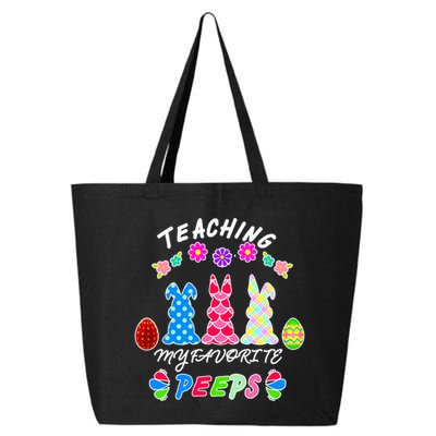 Teaching My Favorite Peeps Cute Easter Bunnies 25L Jumbo Tote