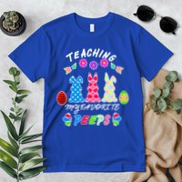 Teaching My Favorite Peeps Cute Easter Bunnies Premium T-Shirt