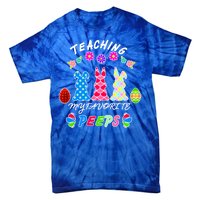 Teaching My Favorite Peeps Cute Easter Bunnies Tie-Dye T-Shirt