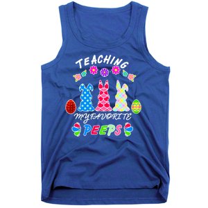 Teaching My Favorite Peeps Cute Easter Bunnies Tank Top