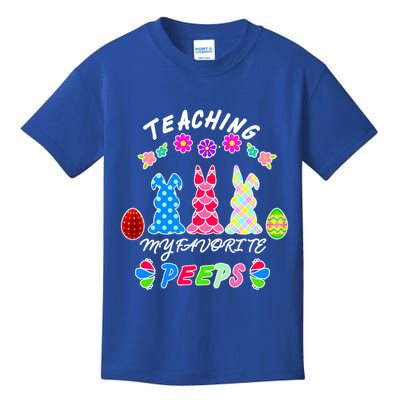 Teaching My Favorite Peeps Cute Easter Bunnies Kids T-Shirt