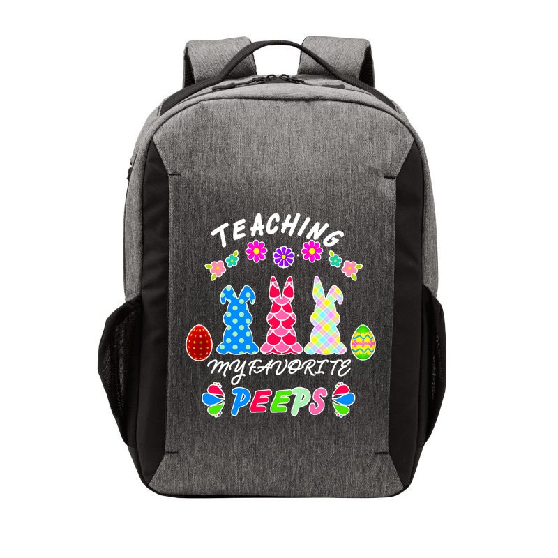 Teaching My Favorite Peeps Cute Easter Bunnies Vector Backpack