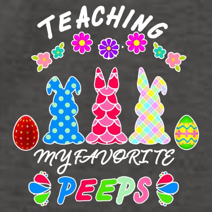 Teaching My Favorite Peeps Cute Easter Bunnies Vector Backpack