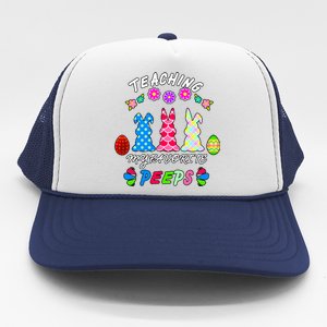 Teaching My Favorite Peeps Cute Easter Bunnies Trucker Hat