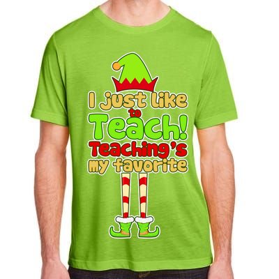 Teaching's My Favorite Elf  Adult ChromaSoft Performance T-Shirt