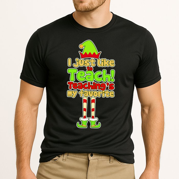 Teaching's My Favorite Elf  Cooling Performance Crew T-Shirt