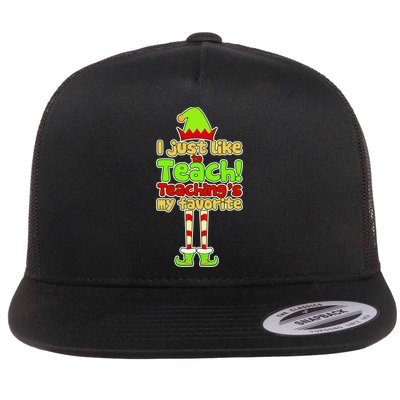 Teaching's My Favorite Elf  Flatbill Hat