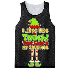 Teaching's My Favorite Elf  Mesh Reversible Basketball Jersey Tank