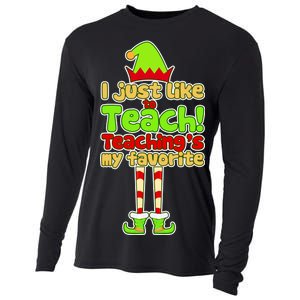 Teaching's My Favorite Elf  Cooling Performance Long Sleeve Crew