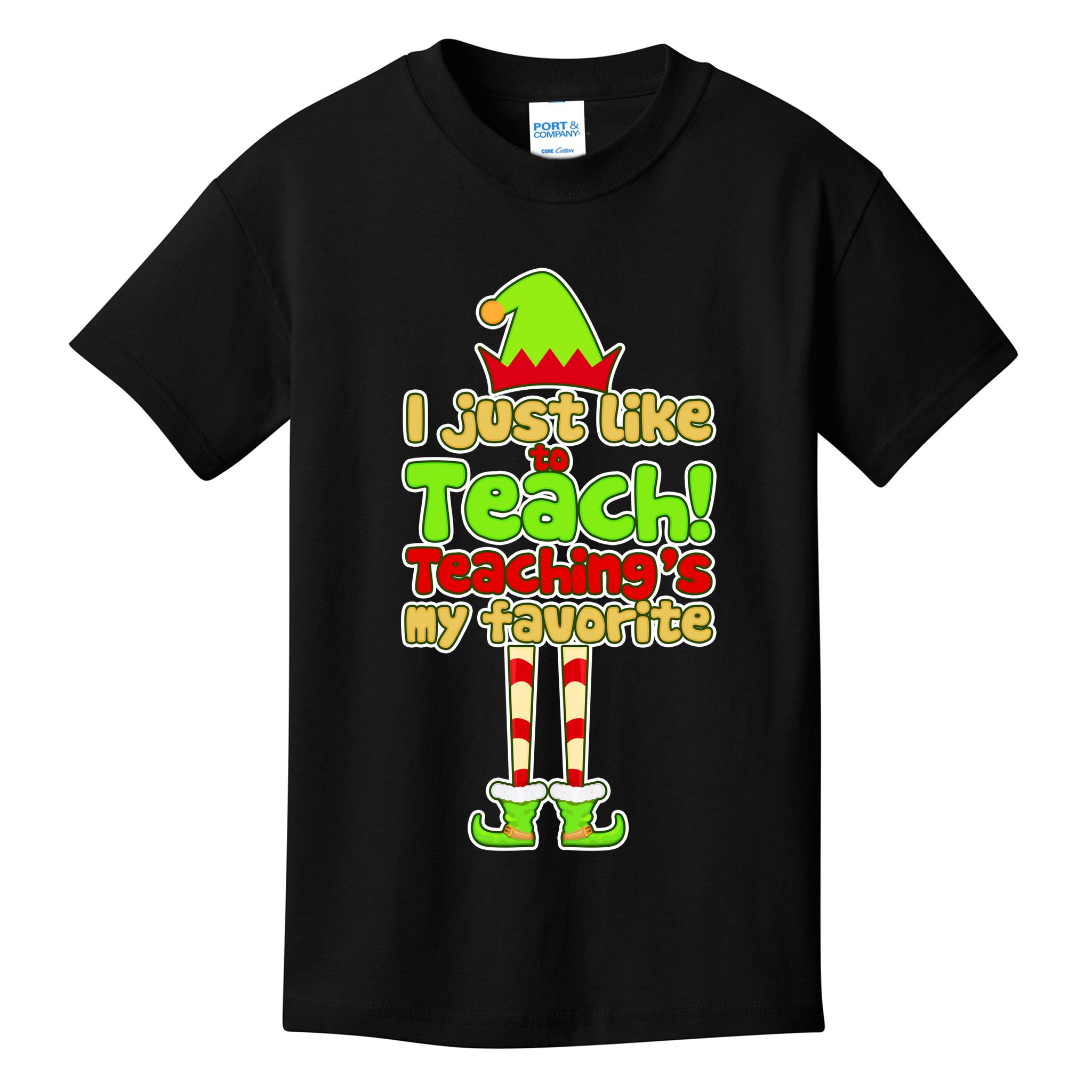 Teaching's My Favorite Elf  Kids T-Shirt