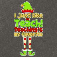 Teaching's My Favorite Elf  Cotton Canvas Backpack