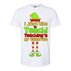 Teaching's My Favorite Elf  Softstyle CVC T-Shirt