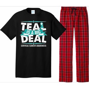 Teal Is A Big Deal Cervical Cancer Awareness Pajama Set