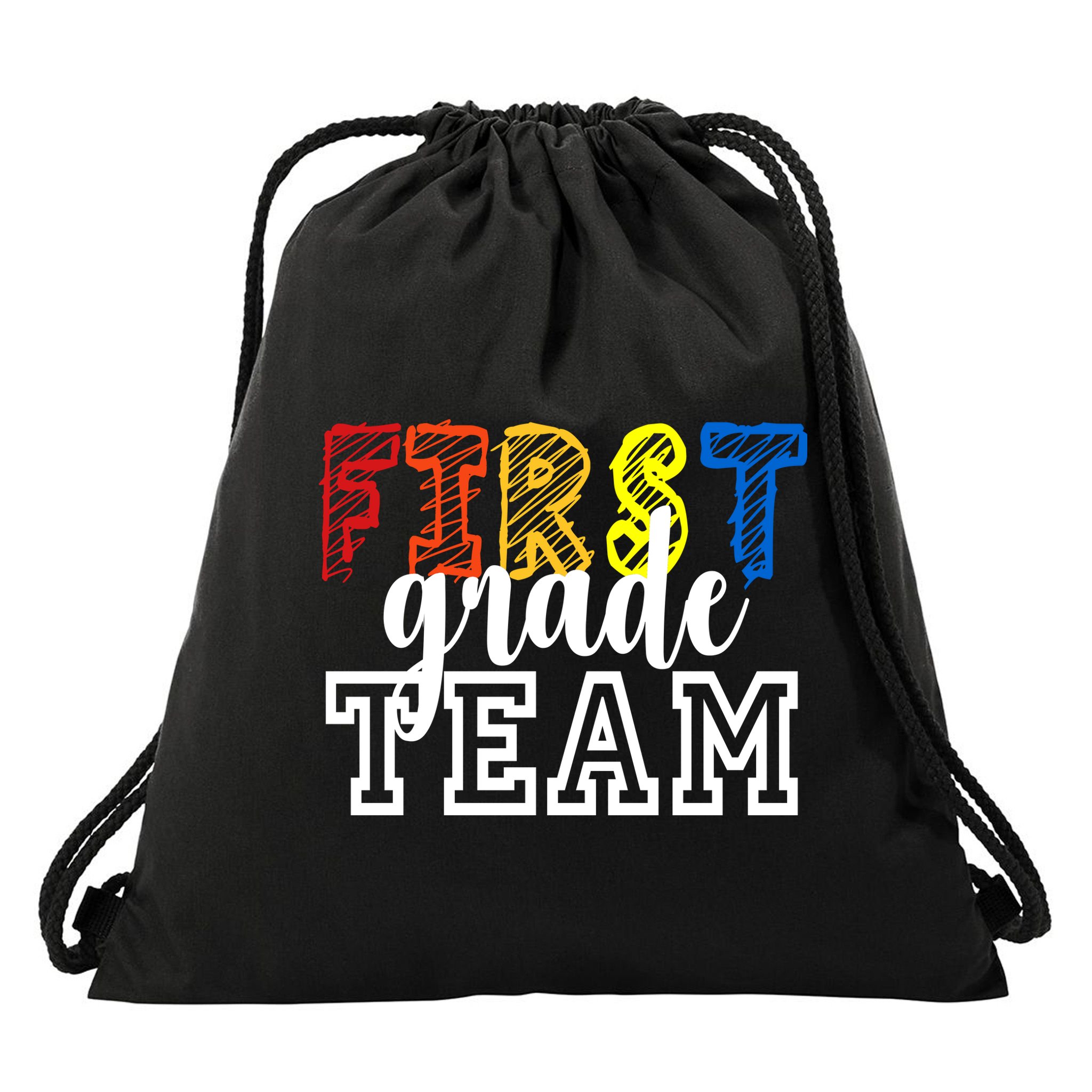 Team 1st First Grade Drawstring Bag