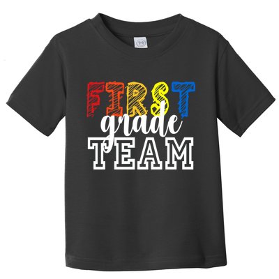 Team 1st First Grade Toddler T-Shirt